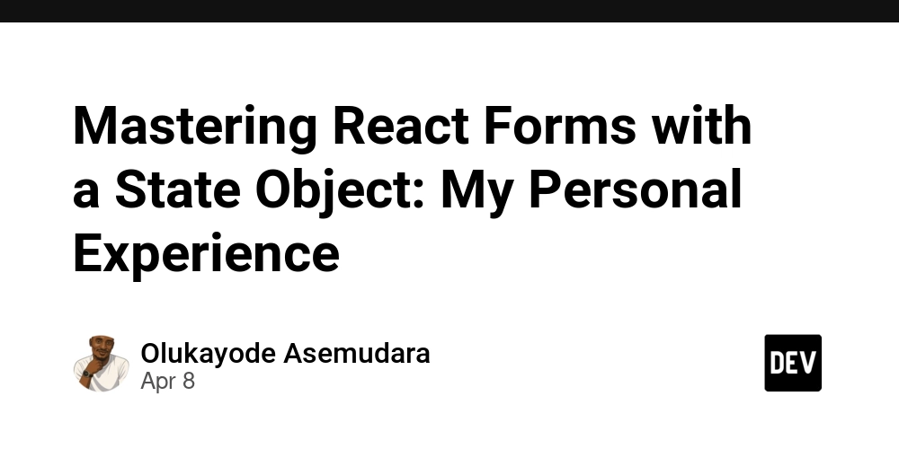 Mastering React Forms with a State Object: My Personal Experience