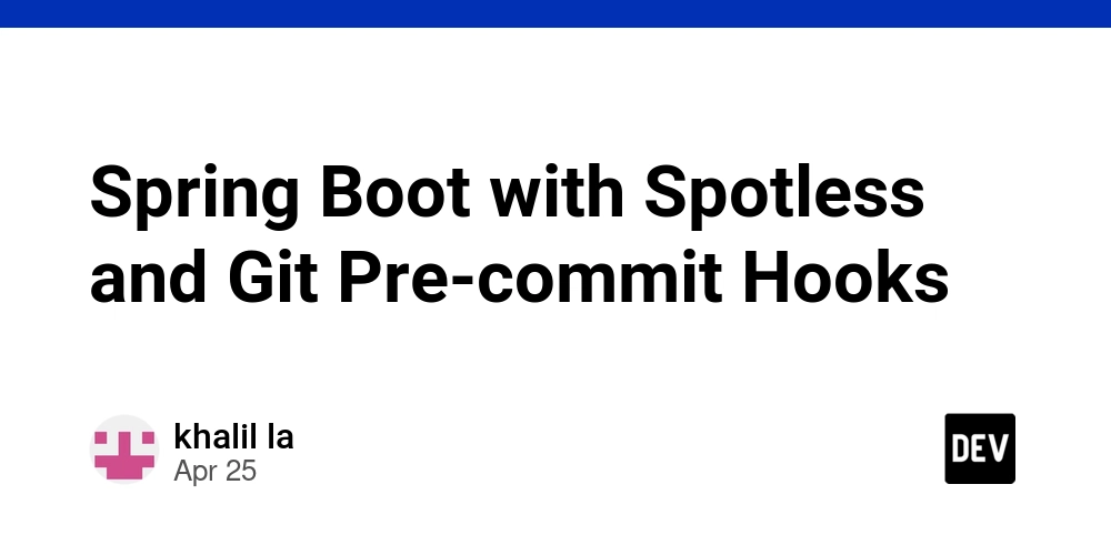 Spring Boot with Spotless and Git Pre-commit Hooks