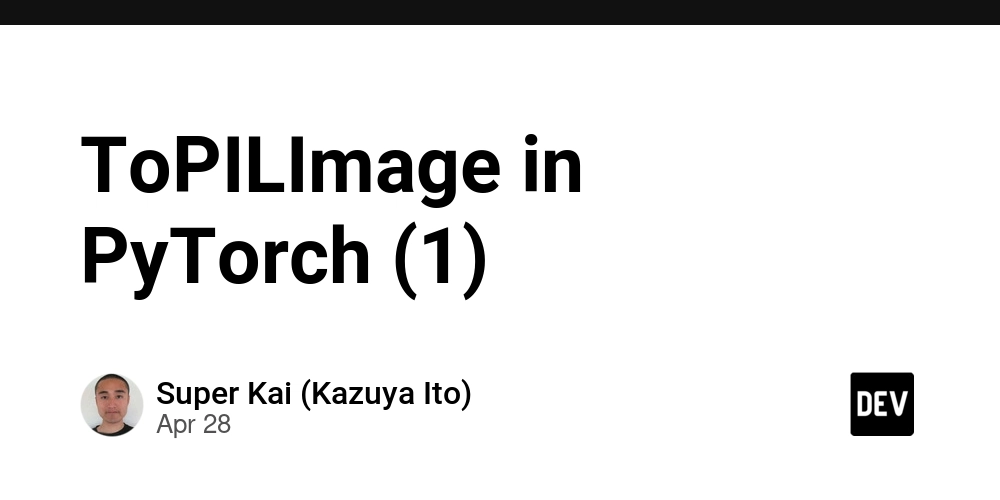 ToPILImage in PyTorch (1)