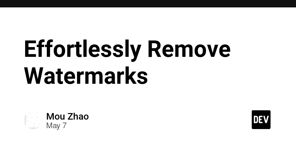 Effortlessly Remove Watermarks