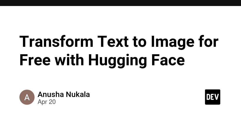Transform Text to Image for Free with Hugging Face