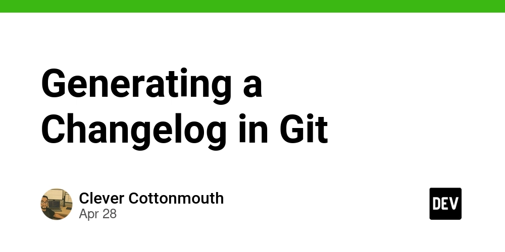 Generating a Changelog in Git