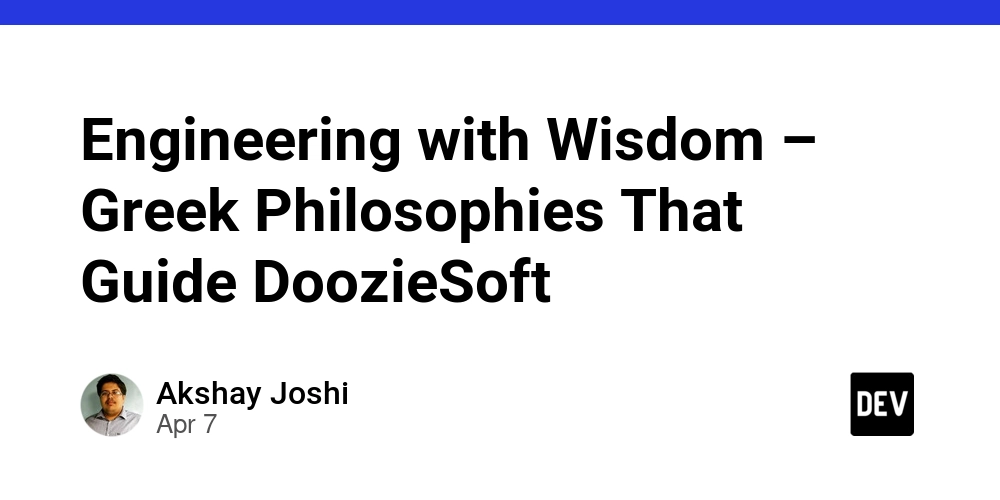 Engineering with Wisdom – Greek Philosophies That Guide DoozieSoft