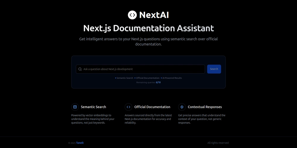 Building a Smarter Way to Explore Next.js Docs: My Weekend with Semantic Search + RAG
