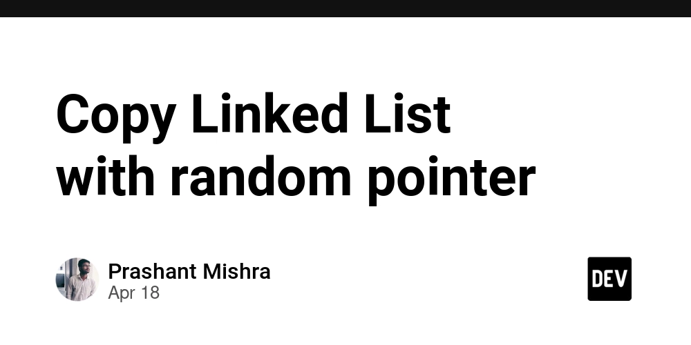 Copy Linked List with random pointer