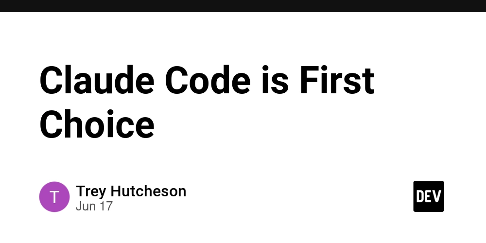 Claude Code is First Choice