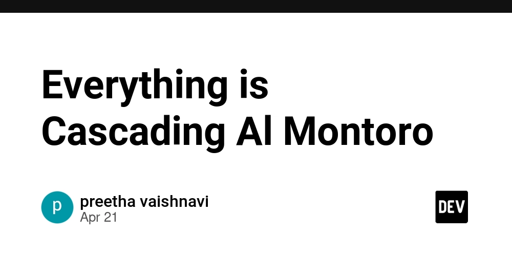Everything is Cascading Al Montoro