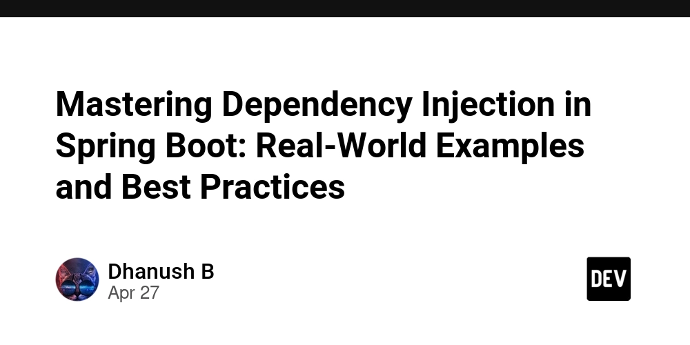 Mastering Dependency Injection in Spring Boot: Real-World Examples and Best Practices