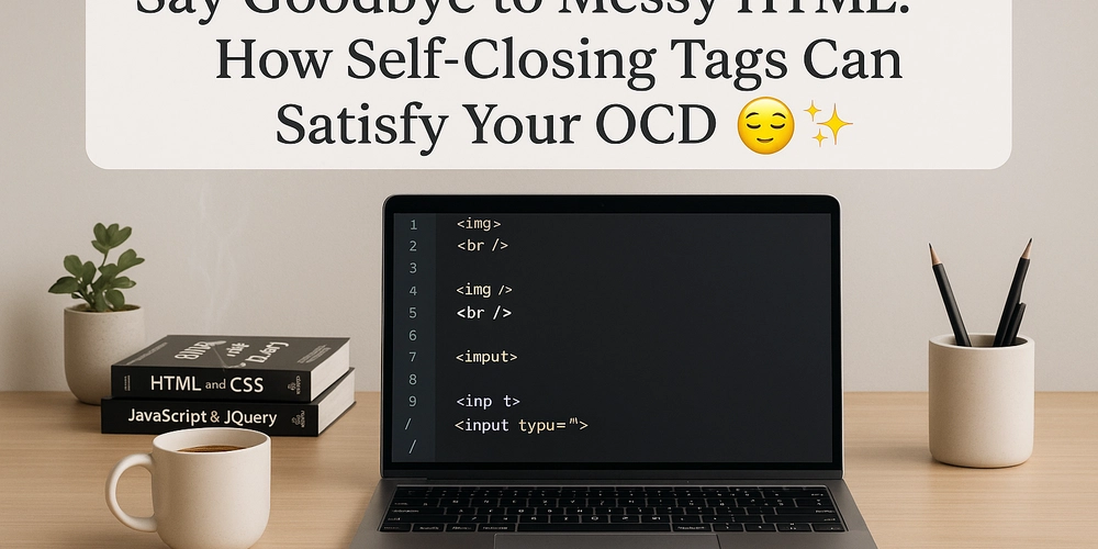 Say Goodbye to Messy HTML: How Self-Closing Tags Can Satisfy Your OCD
