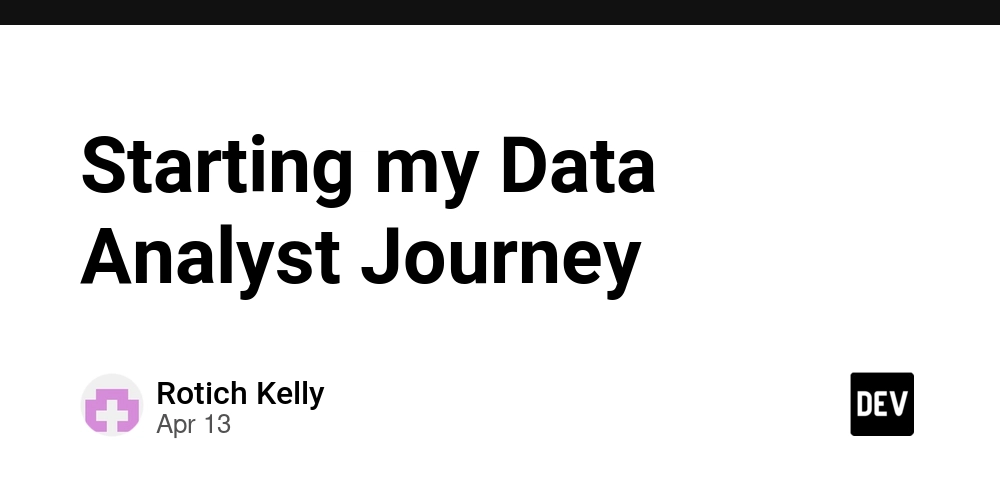 Starting my Data Analyst Journey
