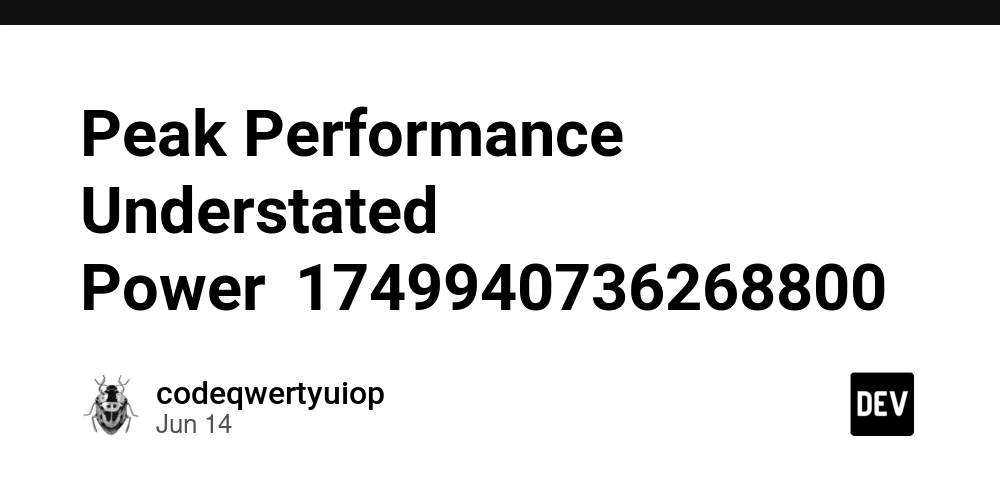 Peak Performance Understated Power(1749940736268800)
