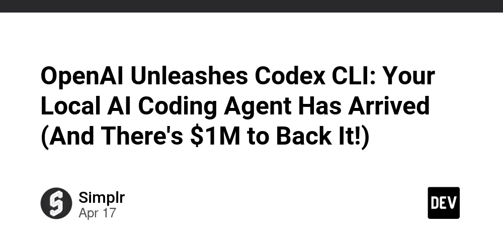 OpenAI Unleashes Codex CLI: Your Local AI Coding Agent Has Arrived (And There's $1M to Back It!)