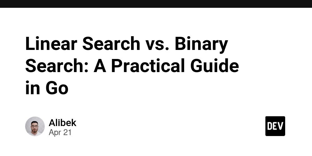 Linear Search vs. Binary Search: A Practical Guide in Go