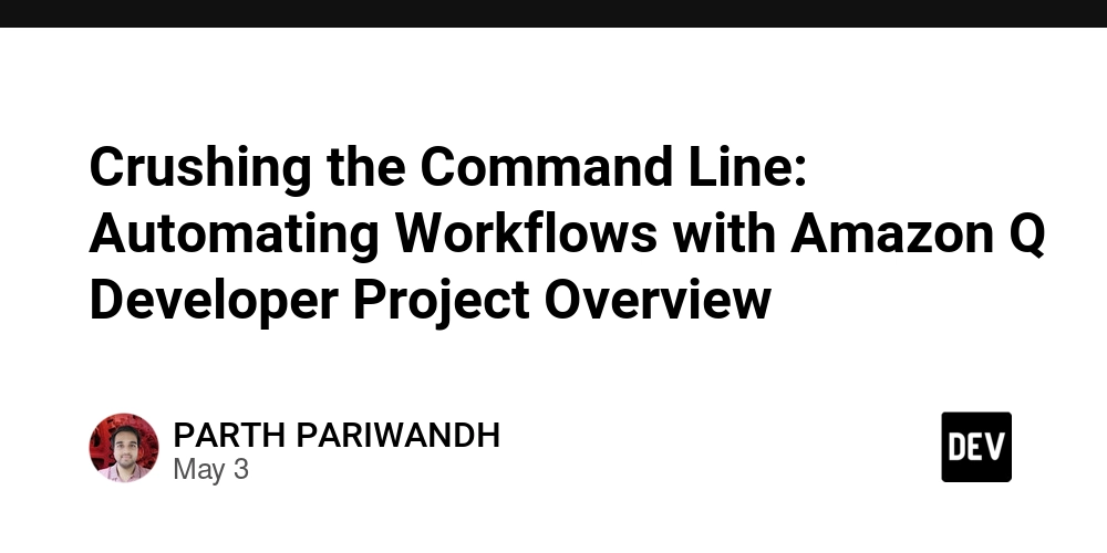 Crushing the Command Line: Automating Workflows with Amazon Q Developer Project Overview