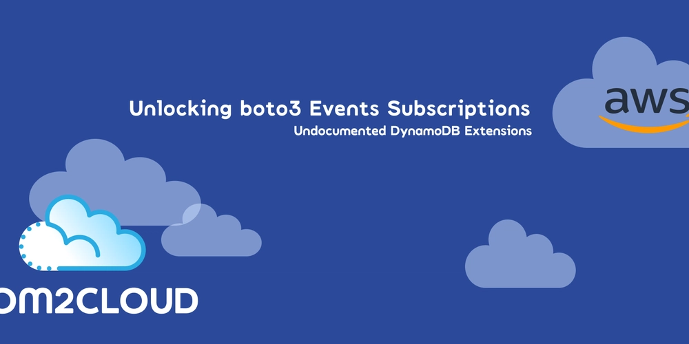 Unlocking boto3 Events Subscriptions: Undocumented DynamoDB Extensions