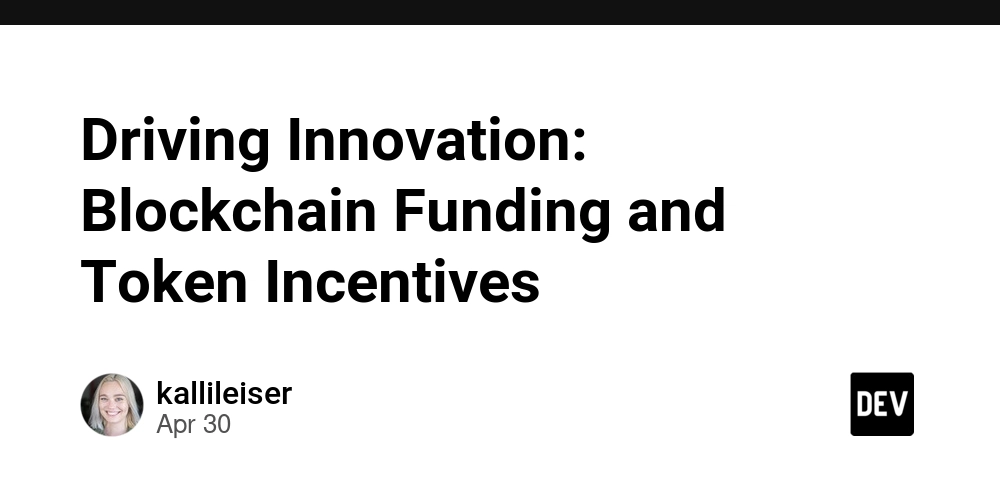 Driving Innovation: Blockchain Funding and Token Incentives