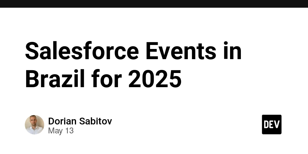 Salesforce Events in Brazil for 2025