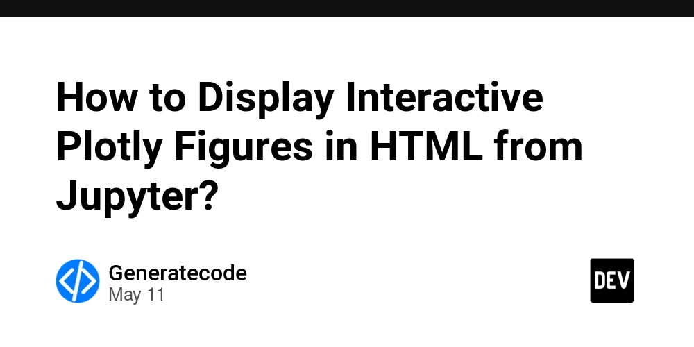 How to Display Interactive Plotly Figures in HTML from Jupyter?