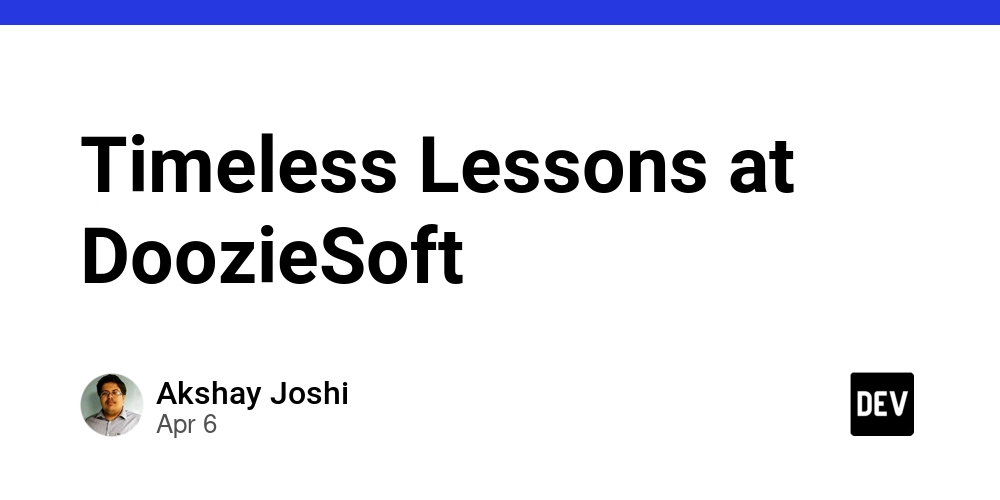 Timeless Lessons at DoozieSoft