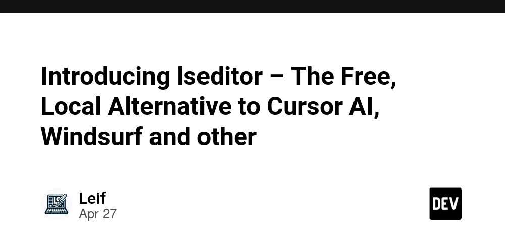 Introducing lseditor – The Free, Local Alternative to Cursor AI, Windsurf and other