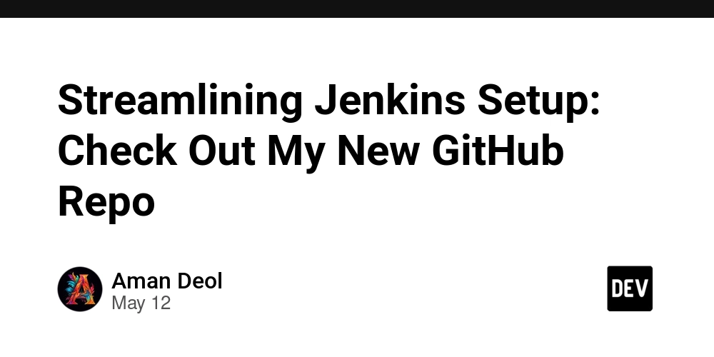 Streamlining Jenkins Setup: Check Out My New GitHub Repo