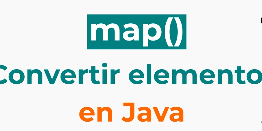 Convertir elementos usando map en Java