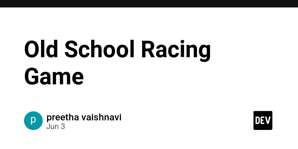 Old School Racing Game
