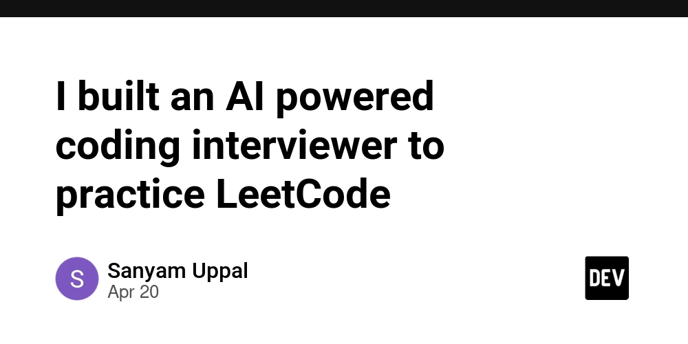 I built an AI powered coding interviewer to practice LeetCode