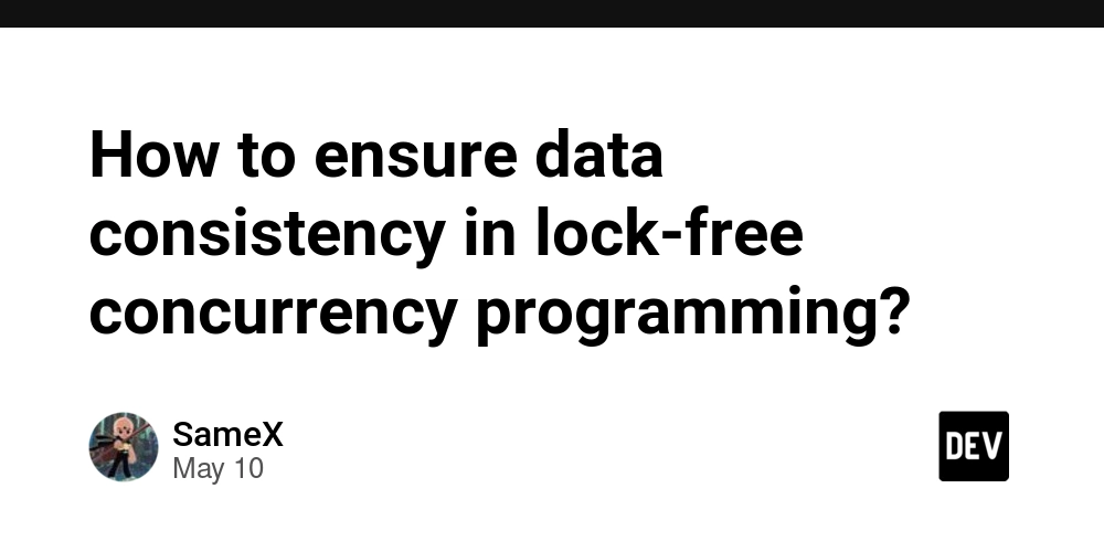 How to ensure data consistency in lock-free concurrency programming?