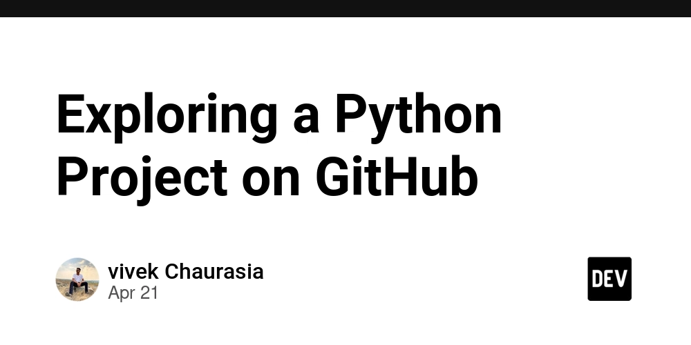 Exploring a Python Project on GitHub