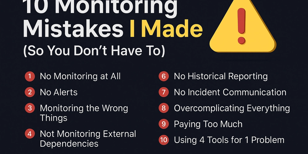 10 Monitoring Mistakes I Made (So You Don’t Have To)