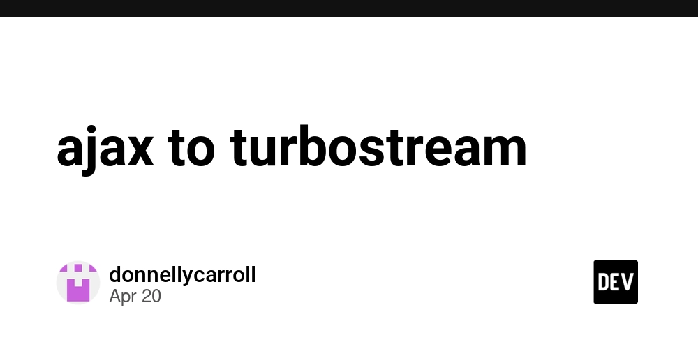 ajax to turbostream