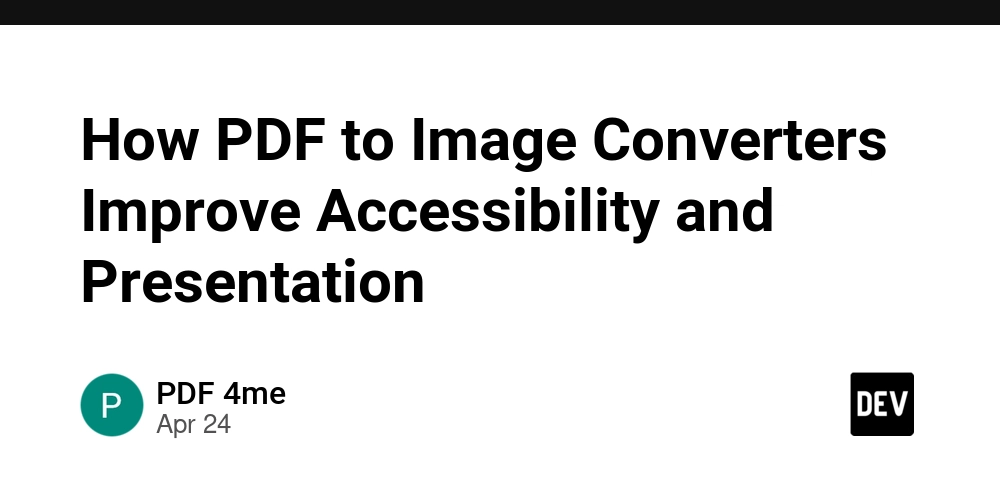 How PDF to Image Converters Improve Accessibility and Presentation