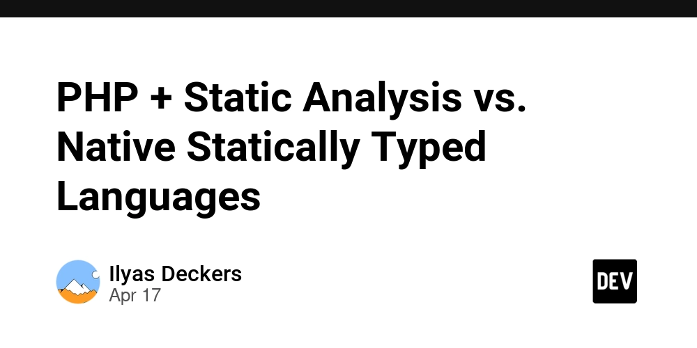 PHP + Static Analysis vs. Native Statically Typed Languages