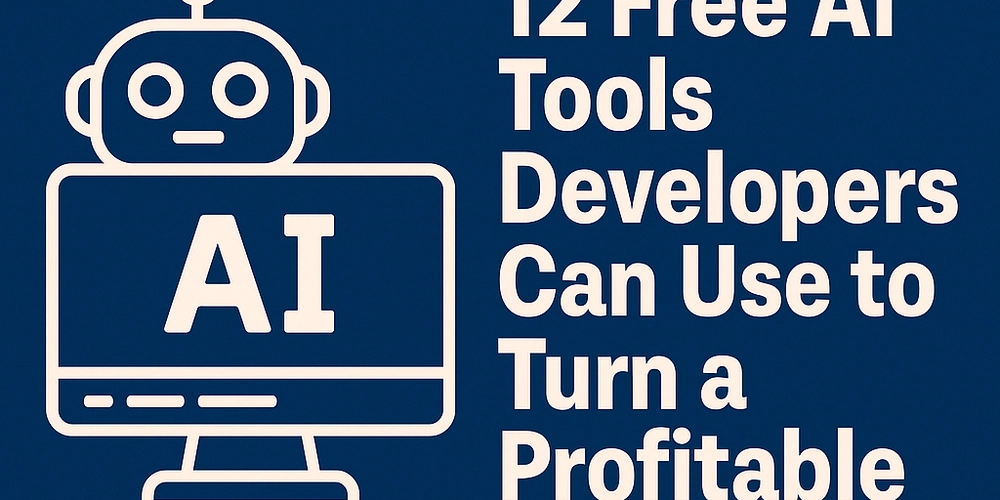 12 Free AI Tools Developers Can Use to Launch a Profitable Side Project (Without Paying a Dime)