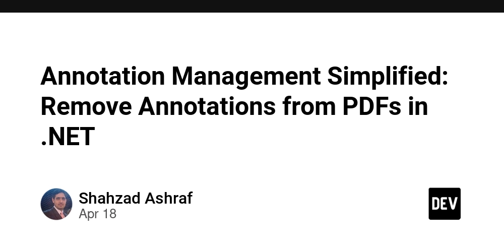 Annotation Management Simplified: Remove Annotations from PDFs in .NET