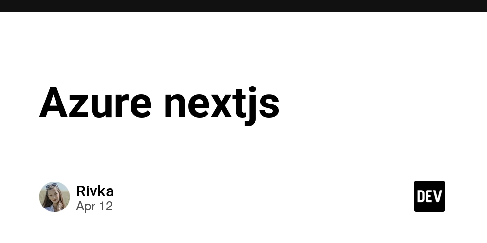 Azure nextjs