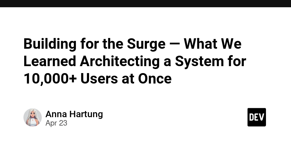 Building for the Surge — What We Learned Architecting a System for 10,000+ Users at Once