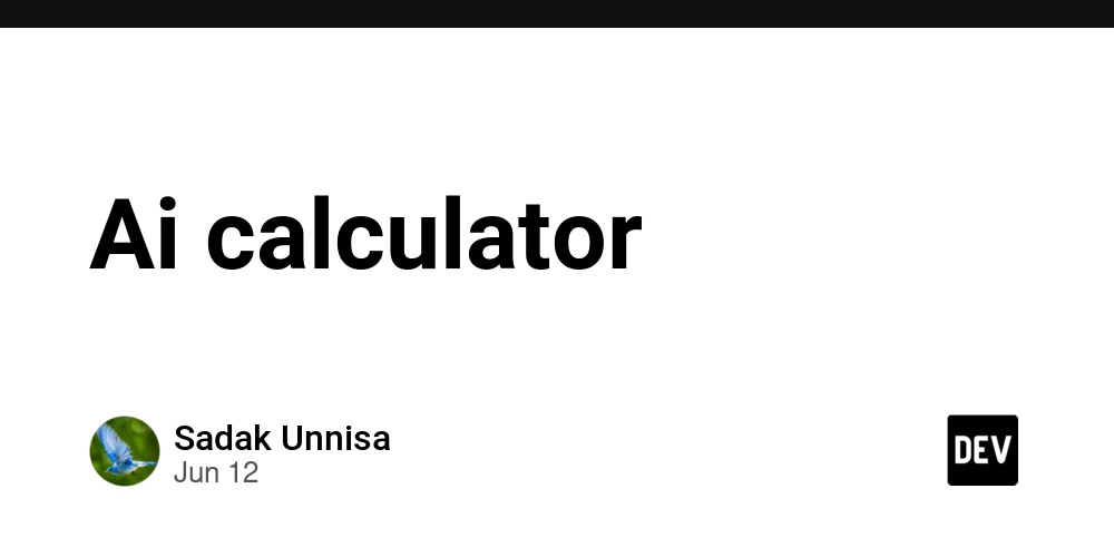 Ai calculator