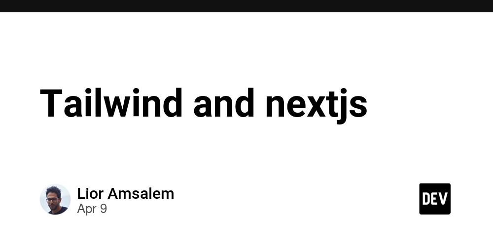 Tailwind and nextjs