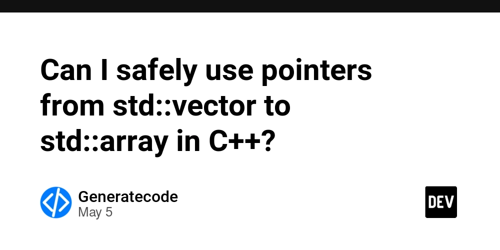 Can I safely use pointers from std::vector to std::array in C++?