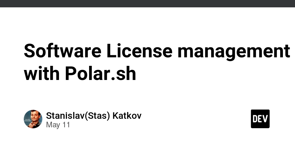 Software License management with Polar.sh
