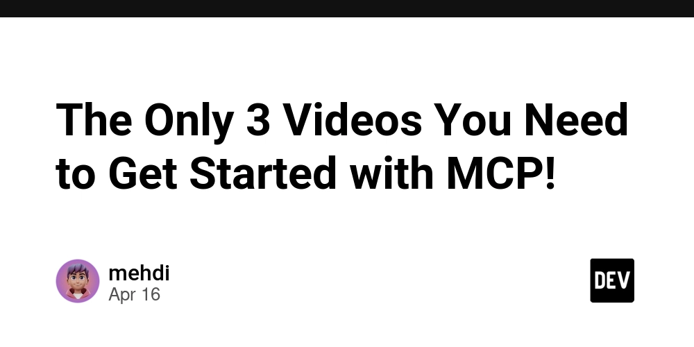 The Only 3 Videos You Need to Get Started with MCP!