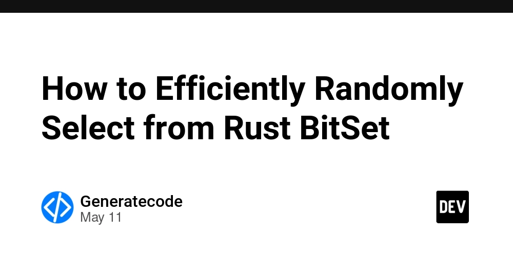 How to Efficiently Randomly Select from Rust BitSet