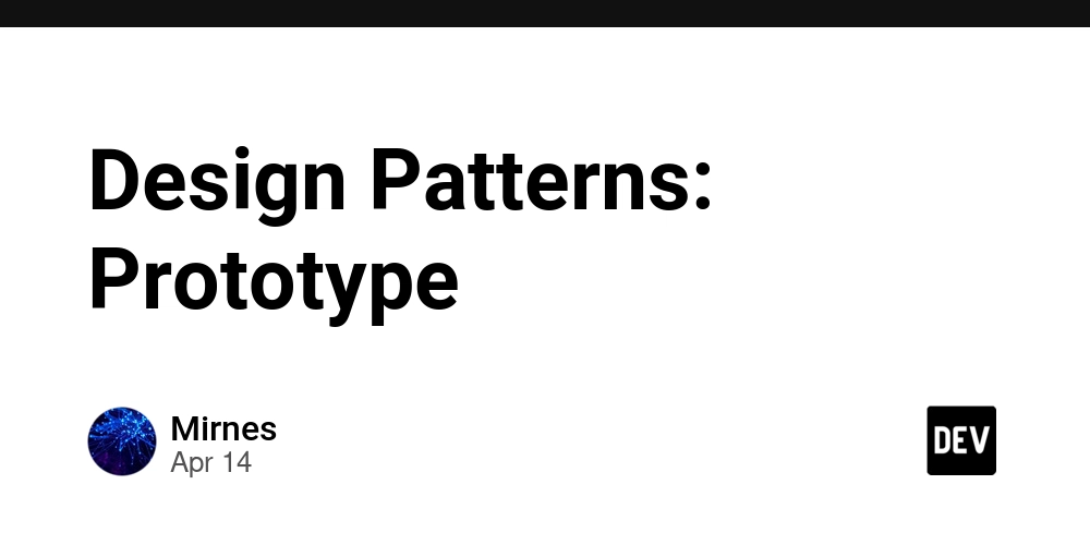 Design Patterns: Prototype