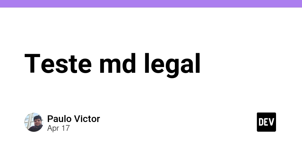 Teste md legal