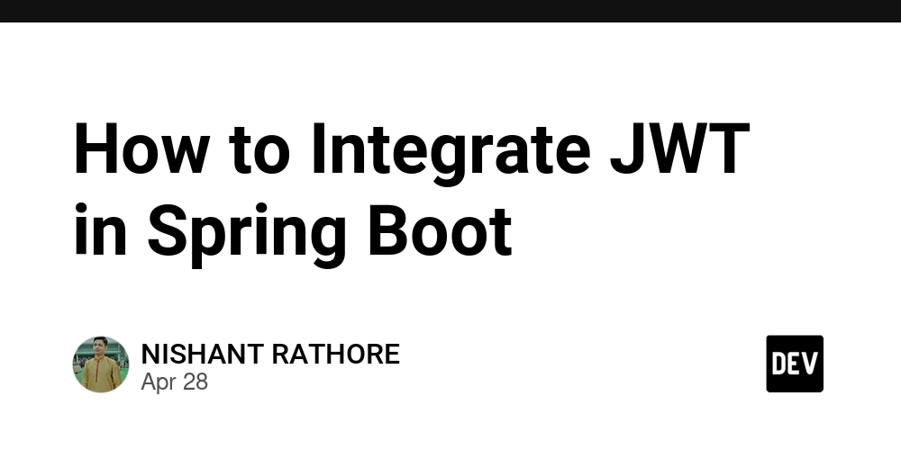How to Integrate JWT in Spring Boot