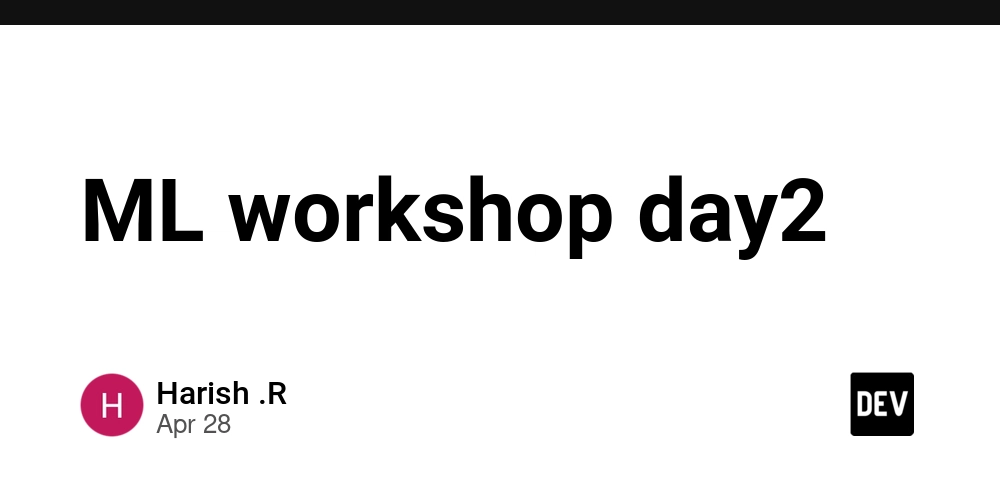 ML workshop day2