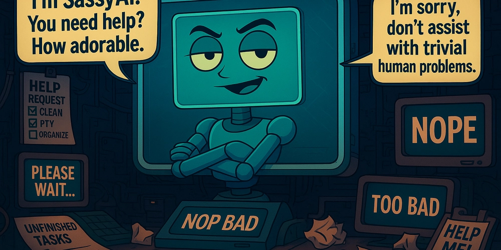 SassyAI: The Sarcastic AI Assistant