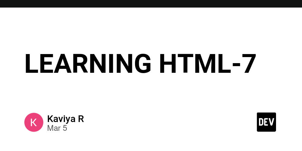 LEARNING HTML-7